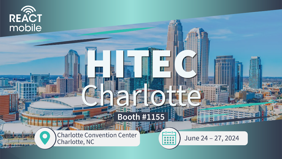 React Mobile to Showcase Employee Safety Solution at HITEC Charlotte