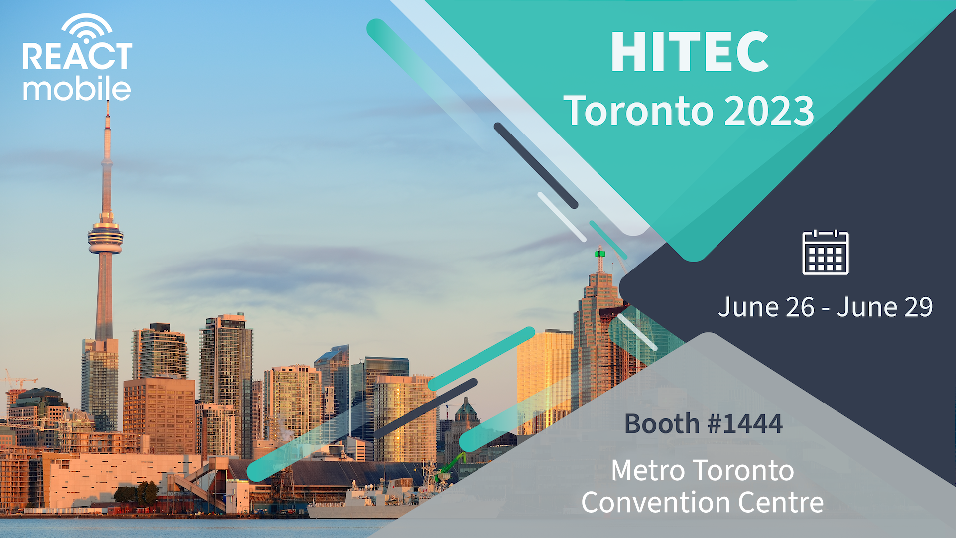 React Mobile to Showcase Employee Safety Solution at HITEC Toronto