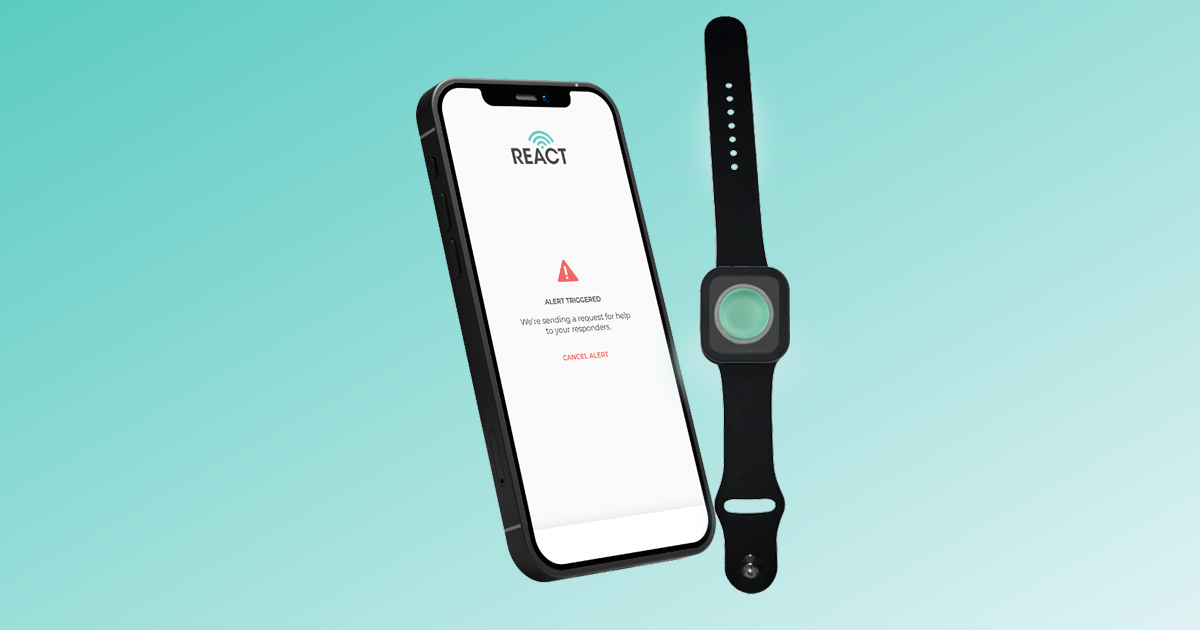 React Mobile Releases New Wearable BLE Panic Button